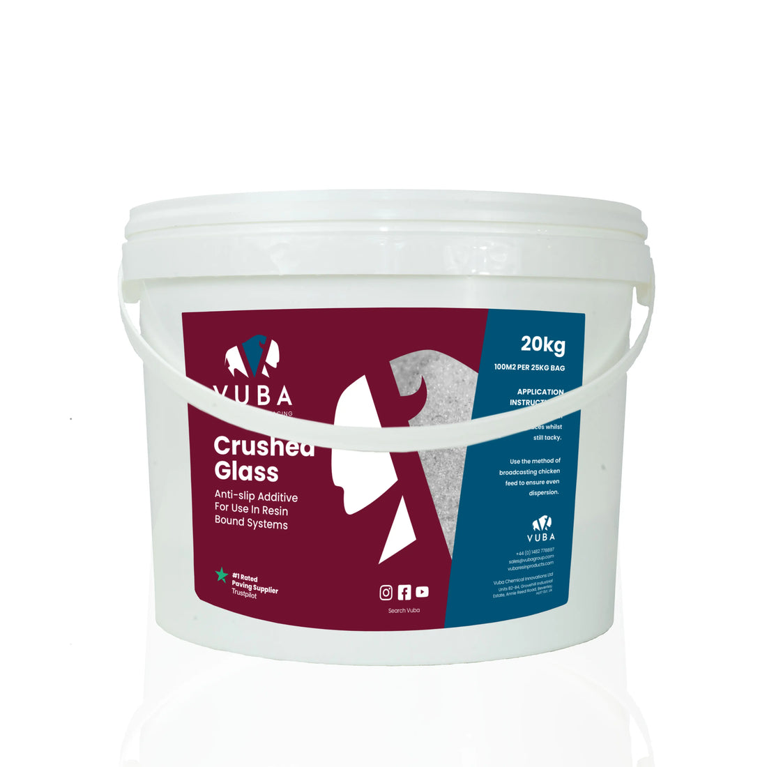 Crushed Glass 20kg Vuba
